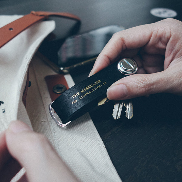 Leather Key Organizer - Keychain by The Messenger by TCCO, The Commandment Co , Singapore Christian gifts shop