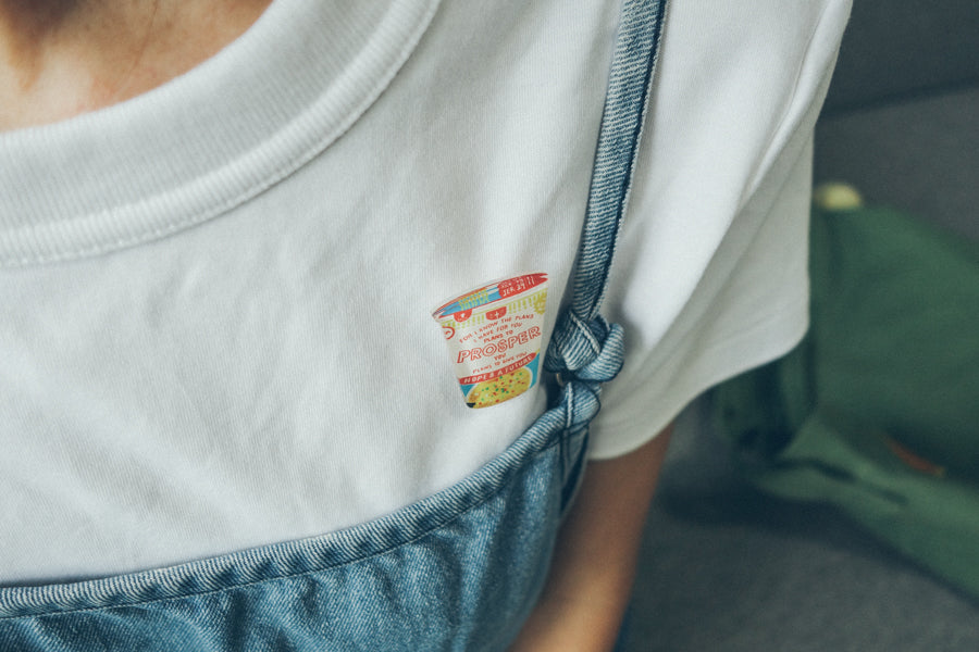 Cup Noodles Prosper {LOVE SUPERMARKET Pin} - Accessories by Hey New Day, The Commandment Co