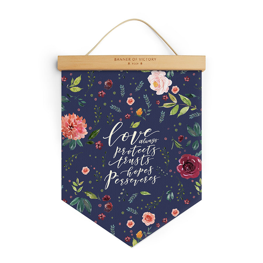 Love Always {Banner of Victory} - Banners by The Commandment Co, The Commandment Co , Singapore Christian gifts shop