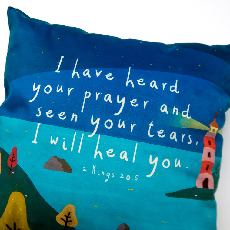 I Will Heal You {Cushion Cover} - Cushion Covers by The Commandment Co, The Commandment Co , Singapore Christian gifts shop