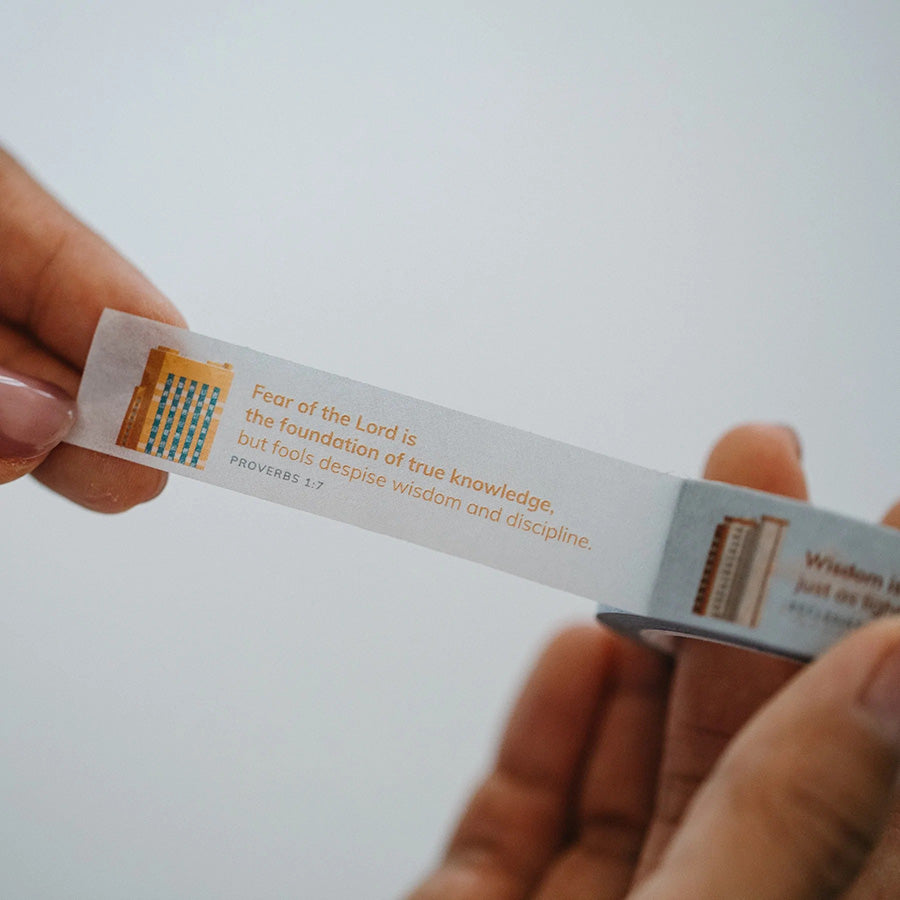 Building Foundations | Washi Tape - Stickers by The Project J, The Commandment Co , Singapore Christian gifts shop