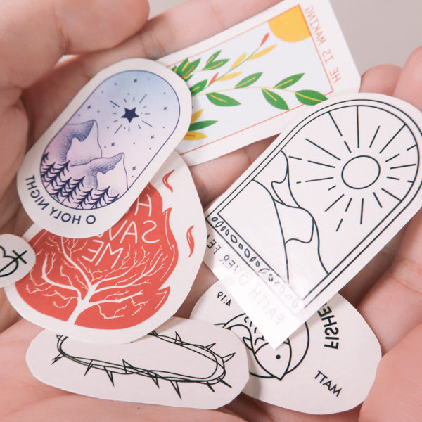 Temporary Tattoos Sheet - Tattoo by The Commandment Co, The Commandment Co , Singapore Christian gifts shop