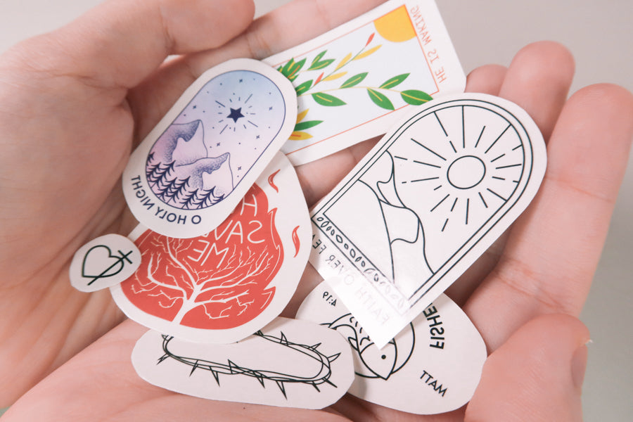 Temporary Tattoos Sheet - Tattoo by The Commandment Co, The Commandment Co , Singapore Christian gifts shop