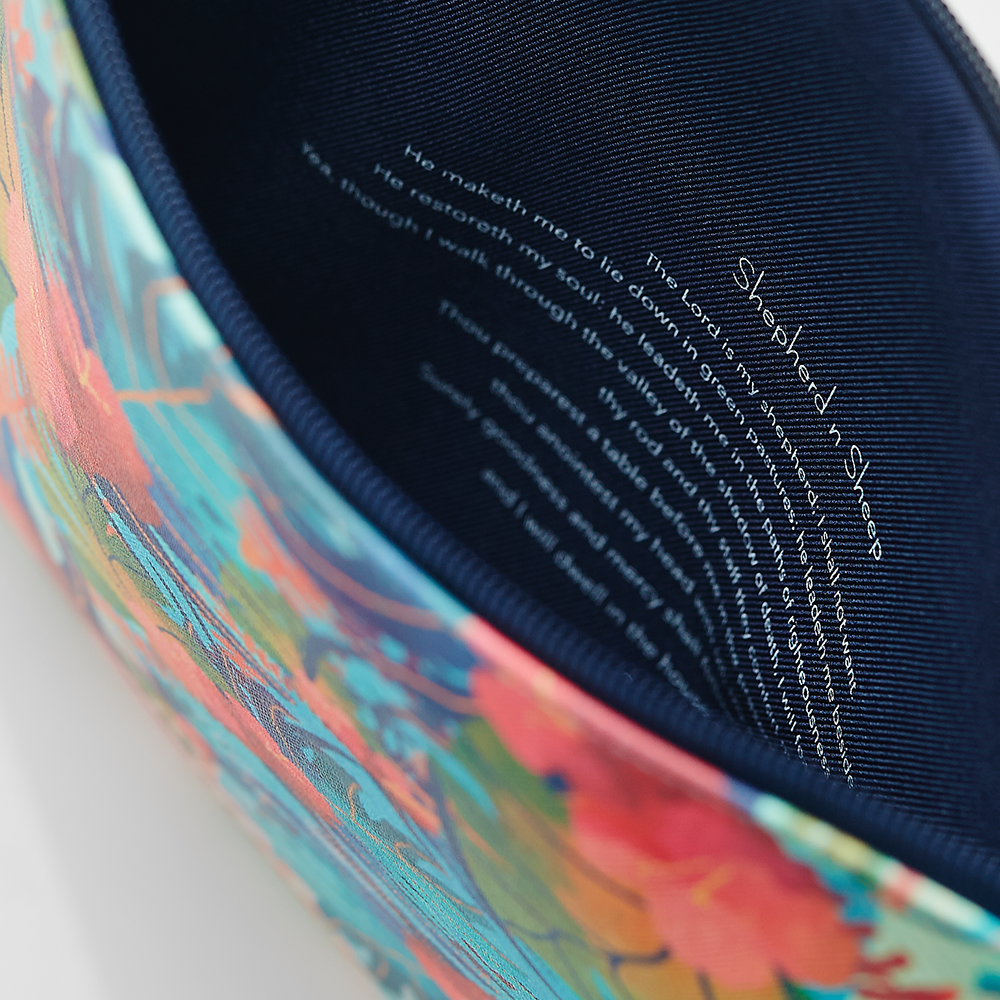 Colourful Palm {Pouch} - Pouch by Foi en Dieu, The Commandment Co , Singapore Christian gifts shop