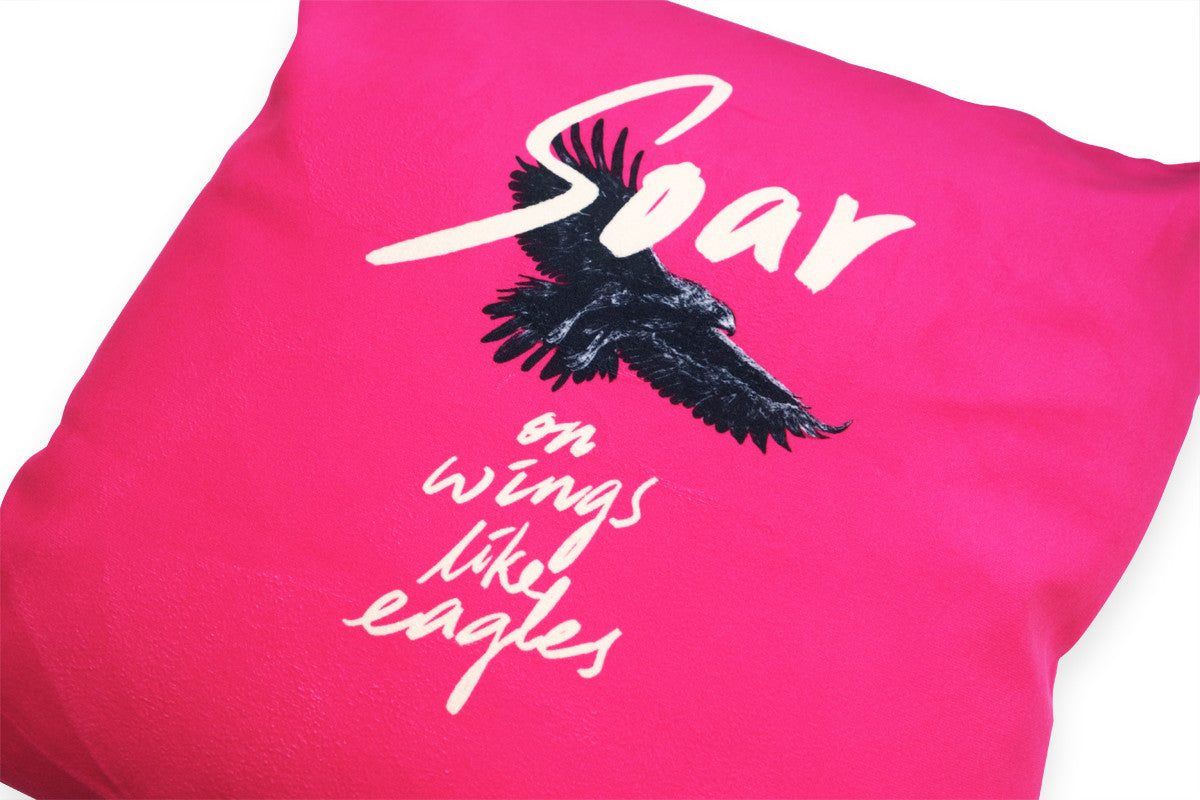 Pencil - Soar on Wings like Eagles {Cushion Cover} - Cushion Covers by The Commandment, The Commandment Co , Singapore Christian gifts shop