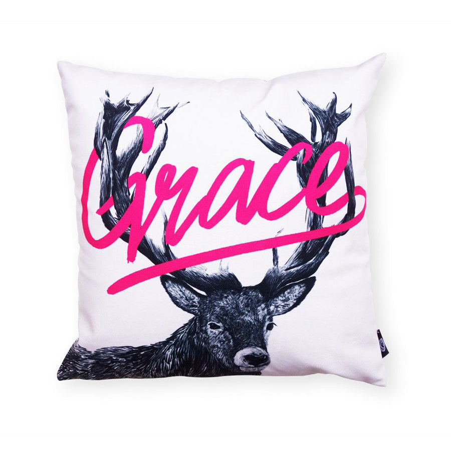 Pencil - Your Grace Is Sufficient For Me {Cushion Cover} - Cushion Covers by The Commandment, The Commandment Co , Singapore Christian gifts shop