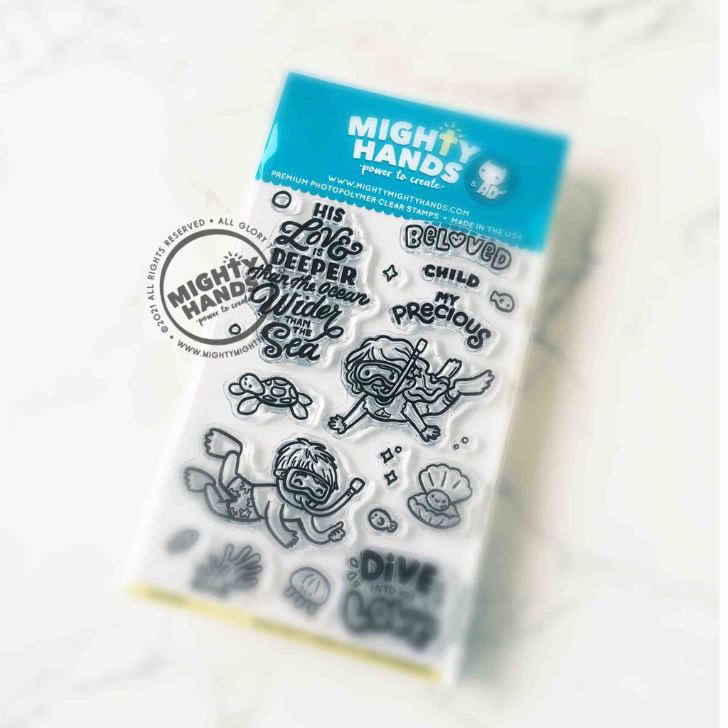 Dive Deep {Stamp} - Stamps by Mighty Hands, The Commandment Co