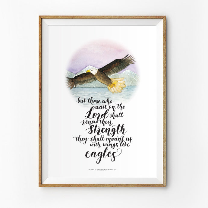Eagle {Poster} - Posters by heartstringsincolours, The Commandment Co
