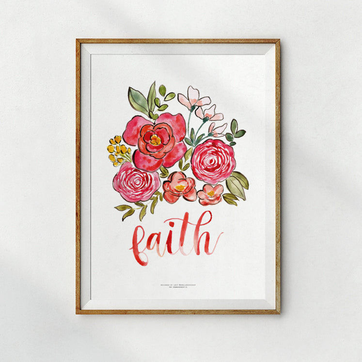 Faith {Poster} - Posters by Small Hours Shop, The Commandment Co , Singapore Christian gifts shop