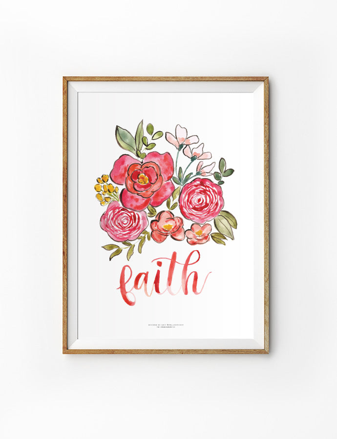 Faith {Poster} - Posters by Small Hours Shop, The Commandment Co , Singapore Christian gifts shop
