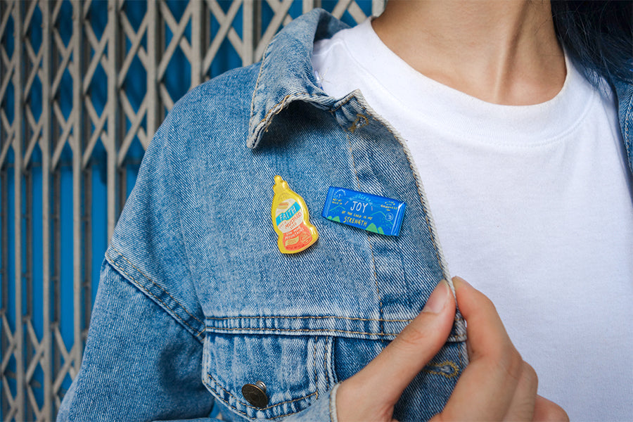 Faith Mustard Sauce {LOVE SUPERMARKET Pin} - Accessories by Hey New Day, The Commandment Co , Singapore Christian gifts shop
