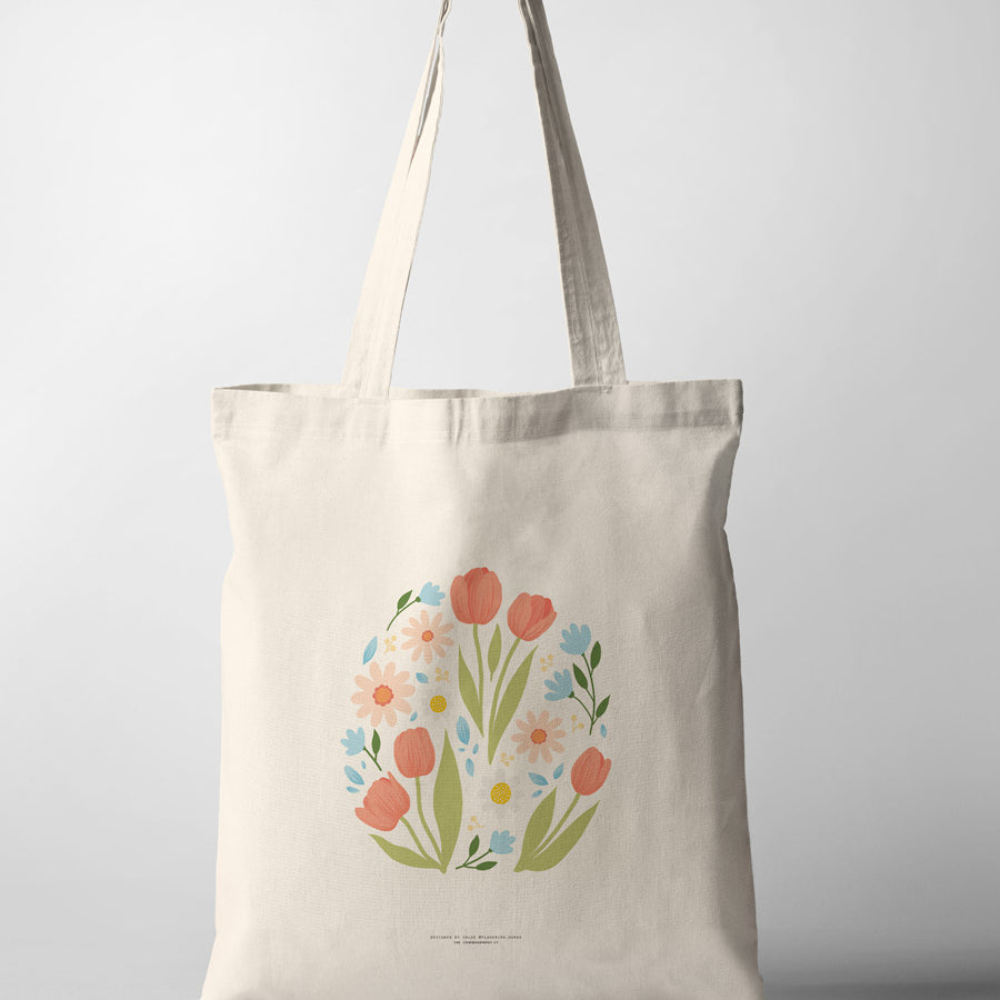 Blossom Like Flowers {Tote Bag} - tote bag by Flowering Words, The Commandment Co , Singapore Christian gifts shop