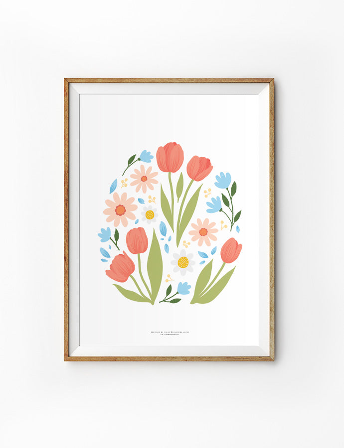 Blossom Like Flowers {Poster} - Posters by Flowering Words, The Commandment Co