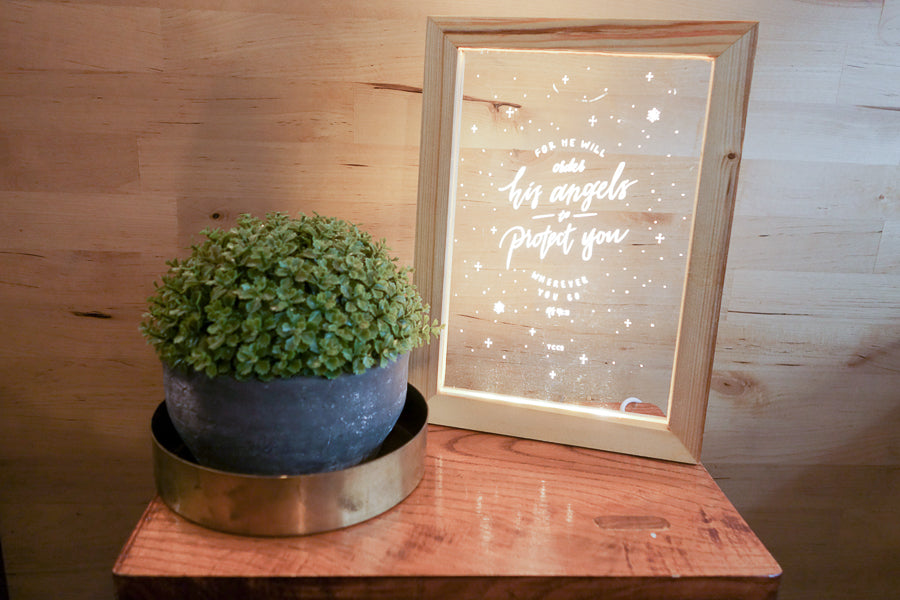 Angels Protect {Night Light} - Night Light by The Commandment, The Commandment Co , Singapore Christian gifts shop