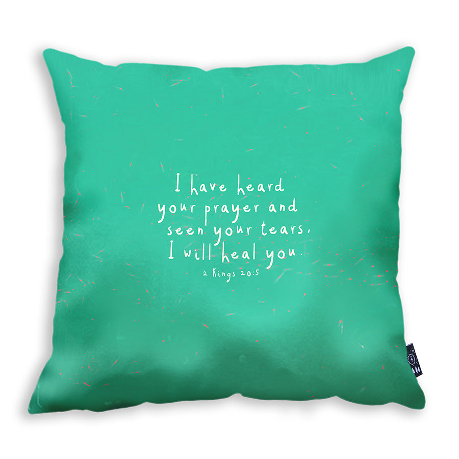 I Will Heal You {Cushion Cover} - Cushion Covers by The Commandment Co, The Commandment Co , Singapore Christian gifts shop