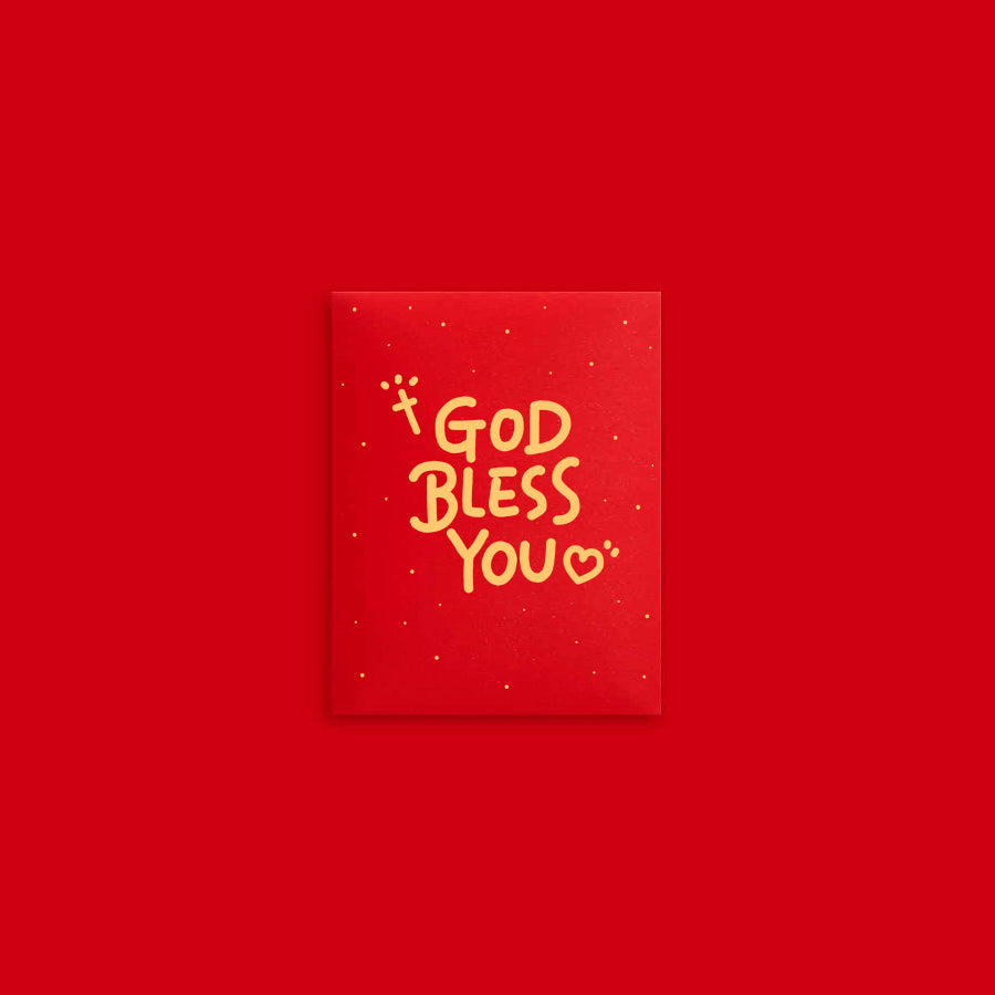 God Bless You Ang Bao {Red Packet} - Red Packets by The Commandment, The Commandment Co , Singapore Christian gifts shop