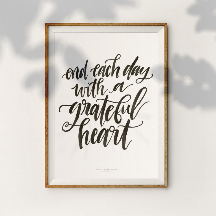 Grateful Heart {Poster}