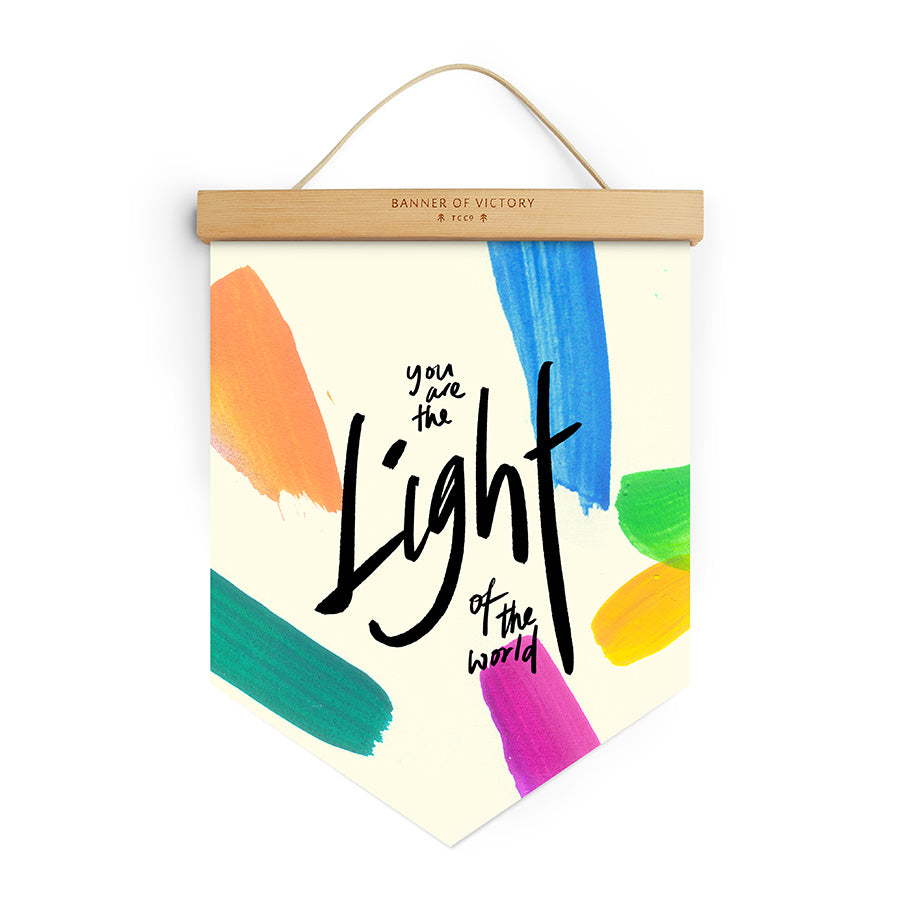 You Are The Light Of The World {Banner of Victory} - Banners by The Commandment Co, The Commandment Co , Singapore Christian gifts shop