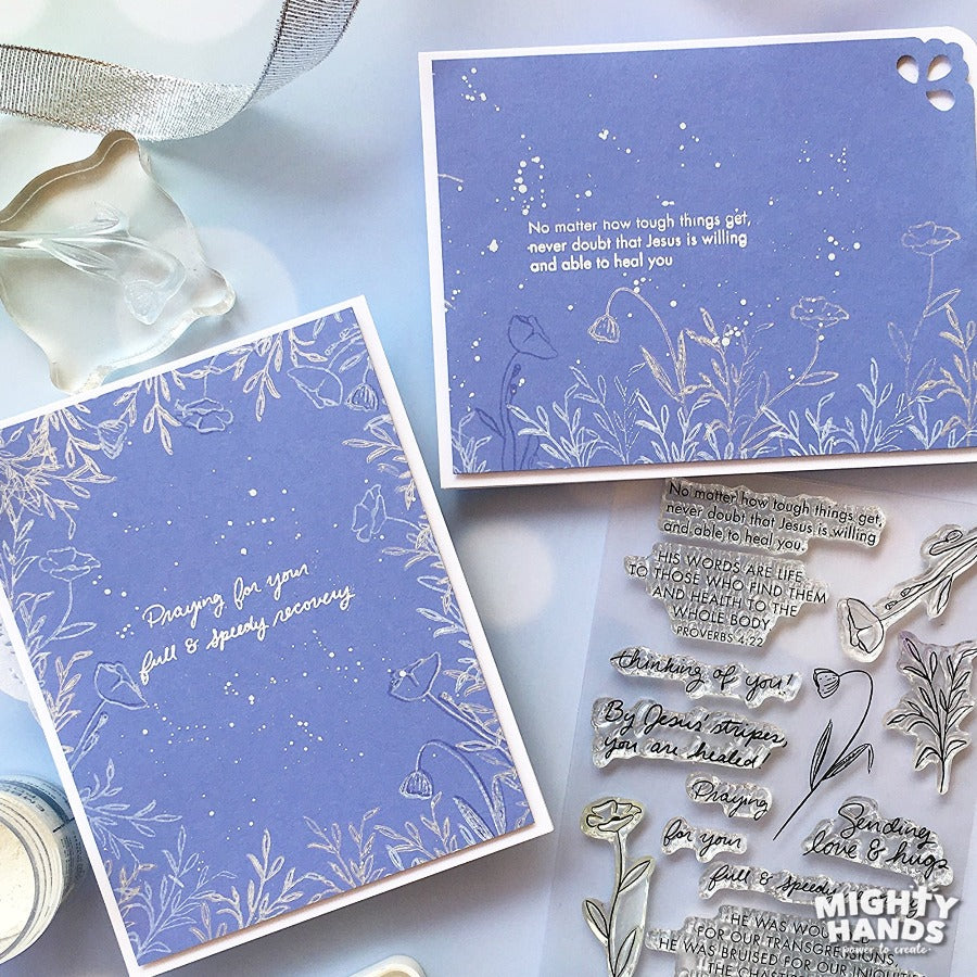 Jesus Heals {Stamp} - Stamps by Mighty Hands, The Commandment Co , Singapore Christian gifts shop