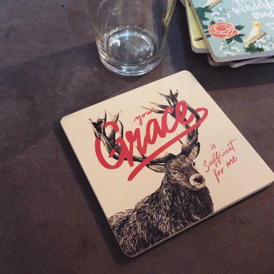 We Will Serve The Lord {Coasters} - coasters by The Commandment Co, The Commandment Co , Singapore Christian gifts shop