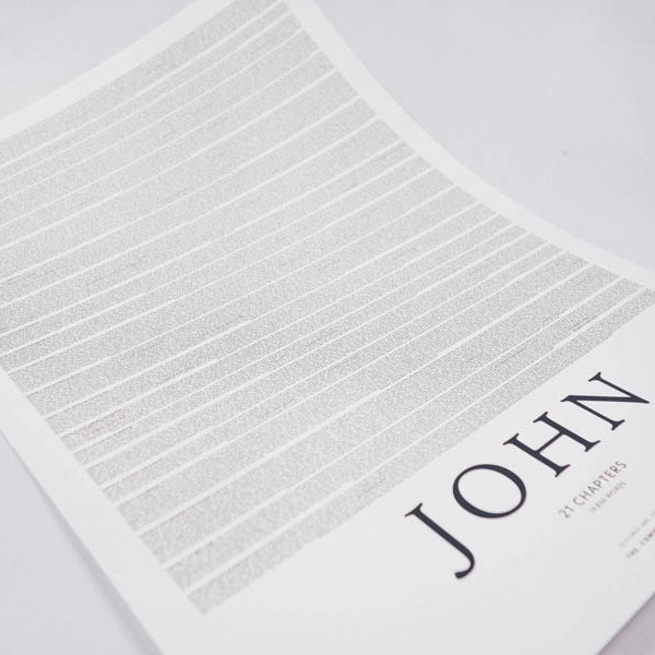 Gospel of John {Poster} - Posters by The Commandment Co, The Commandment Co , Singapore Christian gifts shop