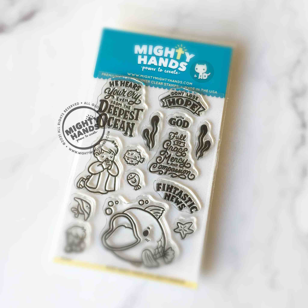 clear acrylic stamp jonah series by mighty hands