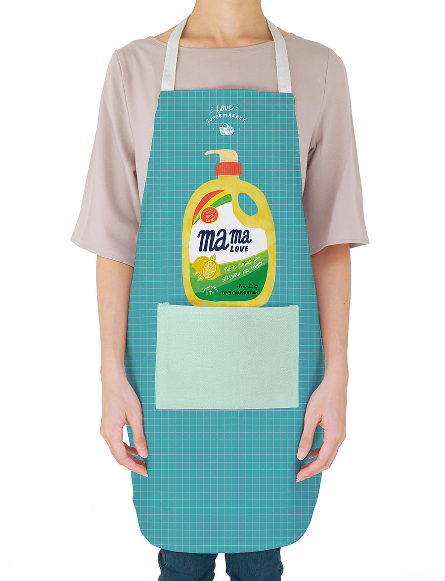 Mother days apron gift idea mama love by The Commandment Co