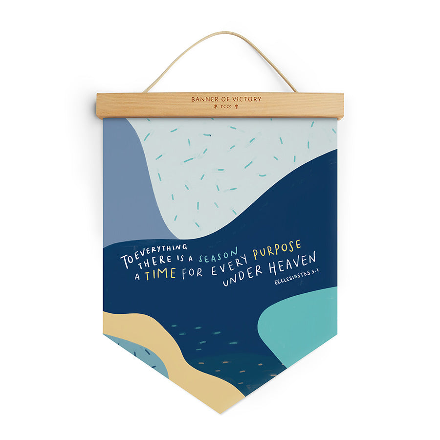 To Everything There Is A Season {Banner of Victory} - Banners by The Commandment Co, The Commandment Co , Singapore Christian gifts shop