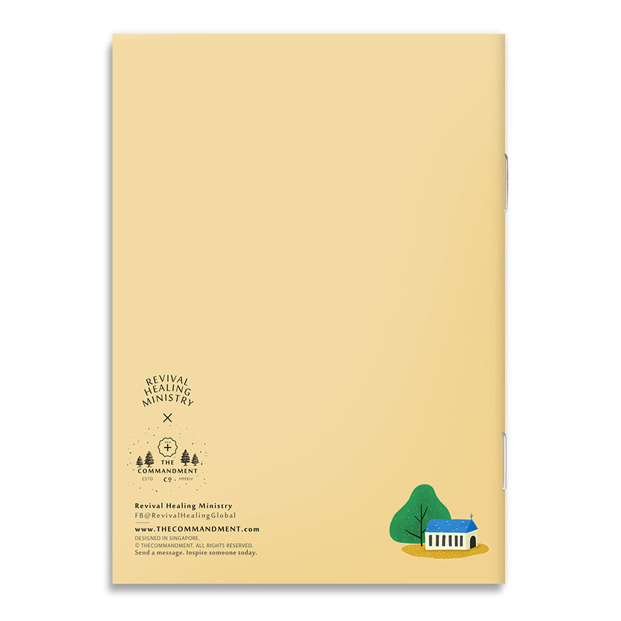 Mercy, Peace and Love {A6 Notebook} - Notebooks by The Commandment Co, The Commandment Co , Singapore Christian gifts shop