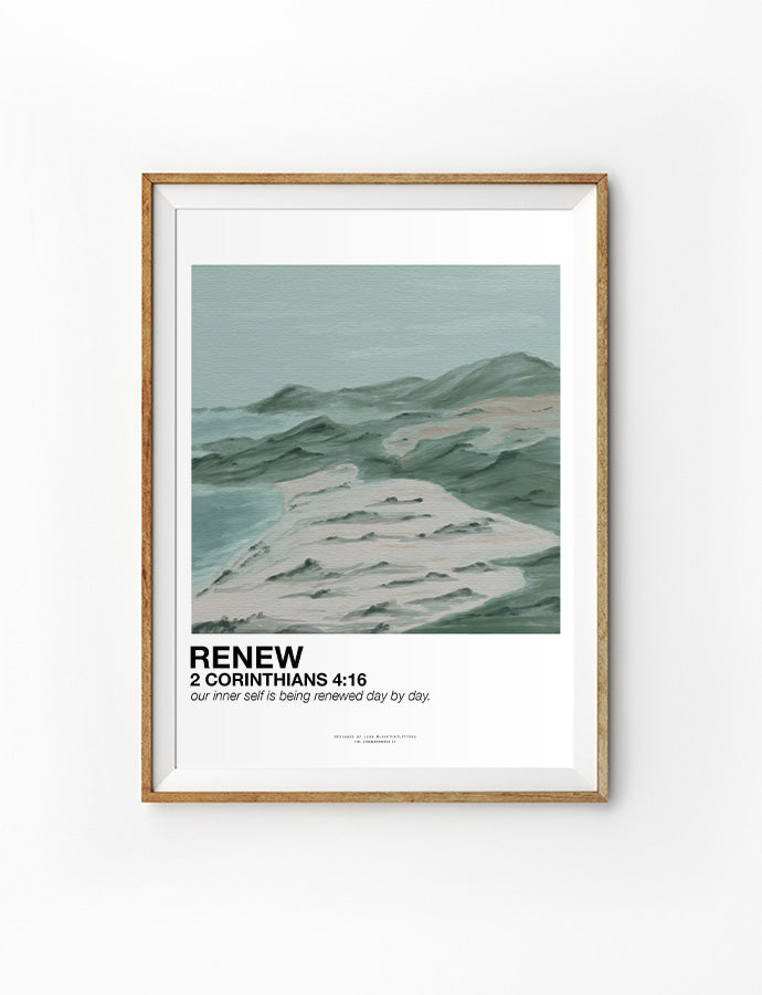 pantone style christianity verse art by Jenn