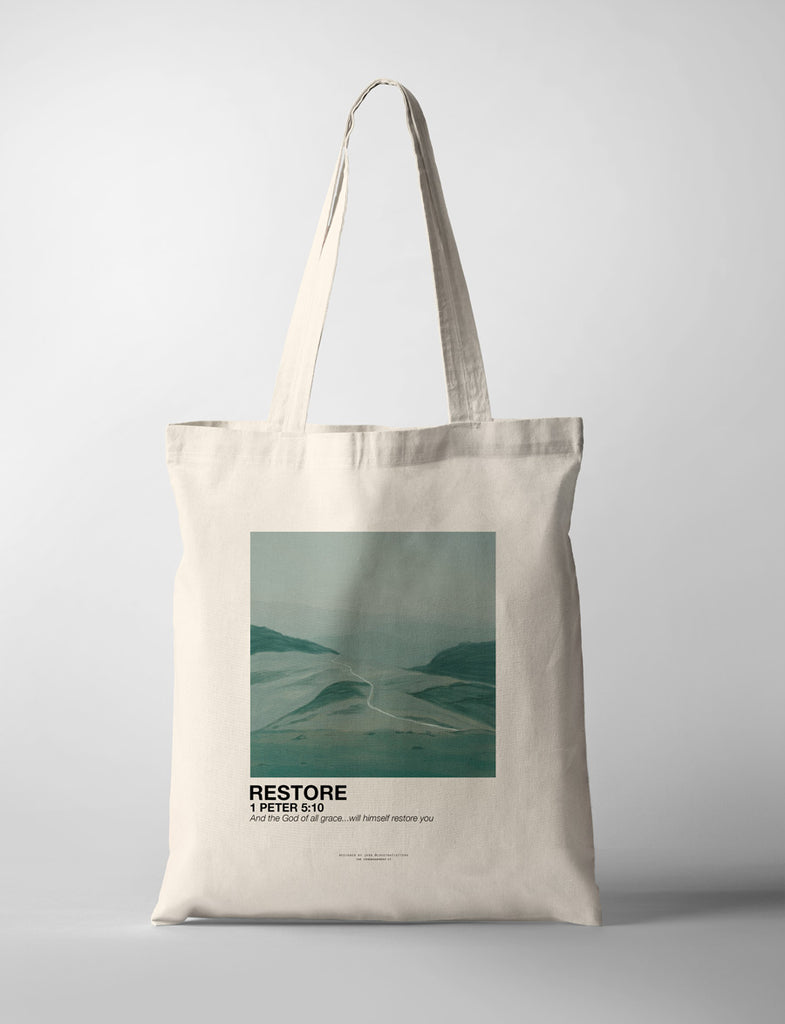Restore {Tote Bag} - tote bag by Love That Letters, The Commandment Co , Singapore Christian gifts shop
