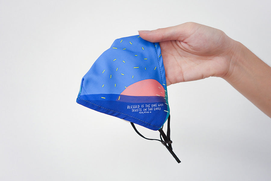 Blessed is the one who Trusts {Face Mask} - Face Mask by The Commandment Co, The Commandment Co