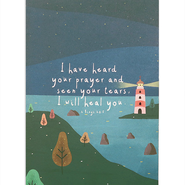 I Have Heard Your Prayer {Card} - Cards by The Commandment Co, The Commandment Co , Singapore Christian gifts shop