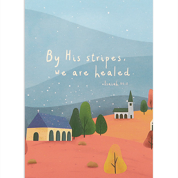 We Are Healed {Card} - Cards by The Commandment Co, The Commandment Co , Singapore Christian gifts shop