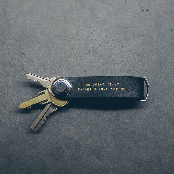 Leather Key Organizer - Keychain by The Messenger by TCCO, The Commandment Co , Singapore Christian gifts shop