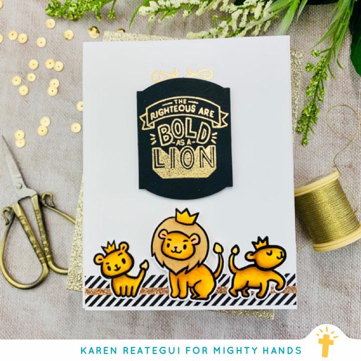 Bold as a Lion {Stamp} - Stamps by Mighty Hands, The Commandment Co