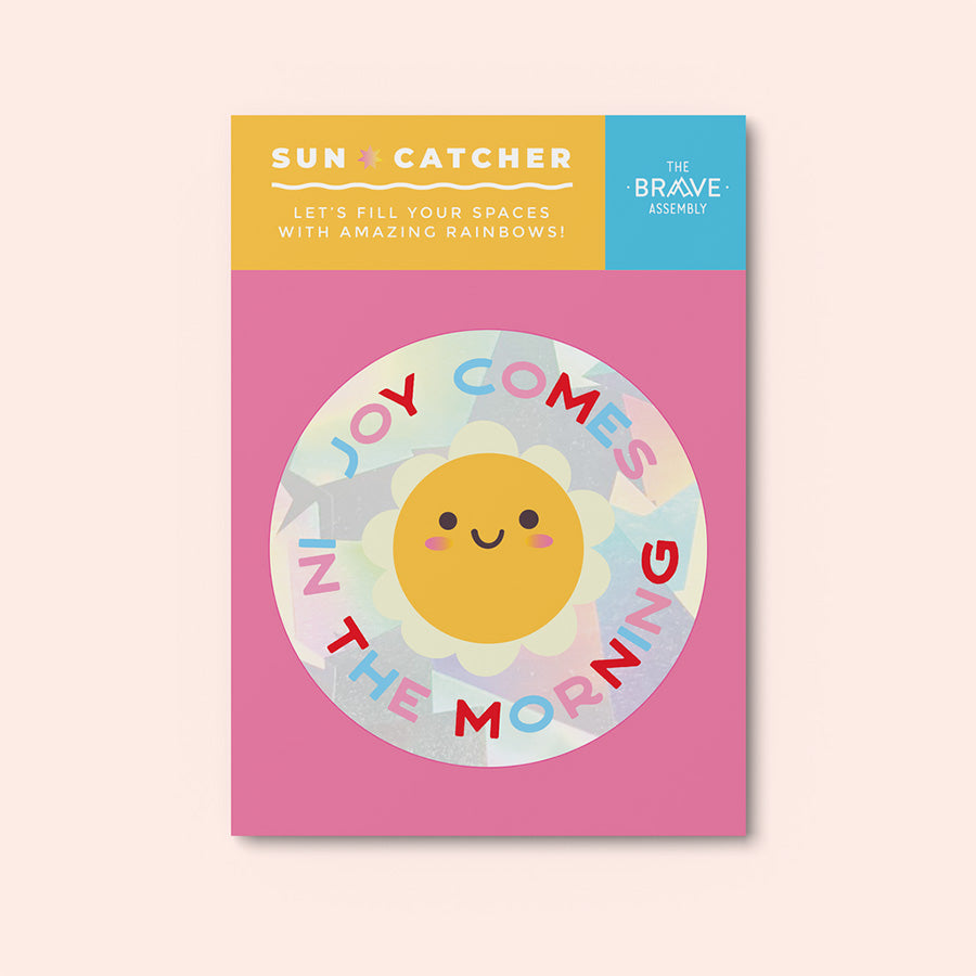 Joy Comes in the Morning | Suncatcher Sticker - Window Decal by The Brave Assembly, The Commandment Co , Singapore Christian gifts shop