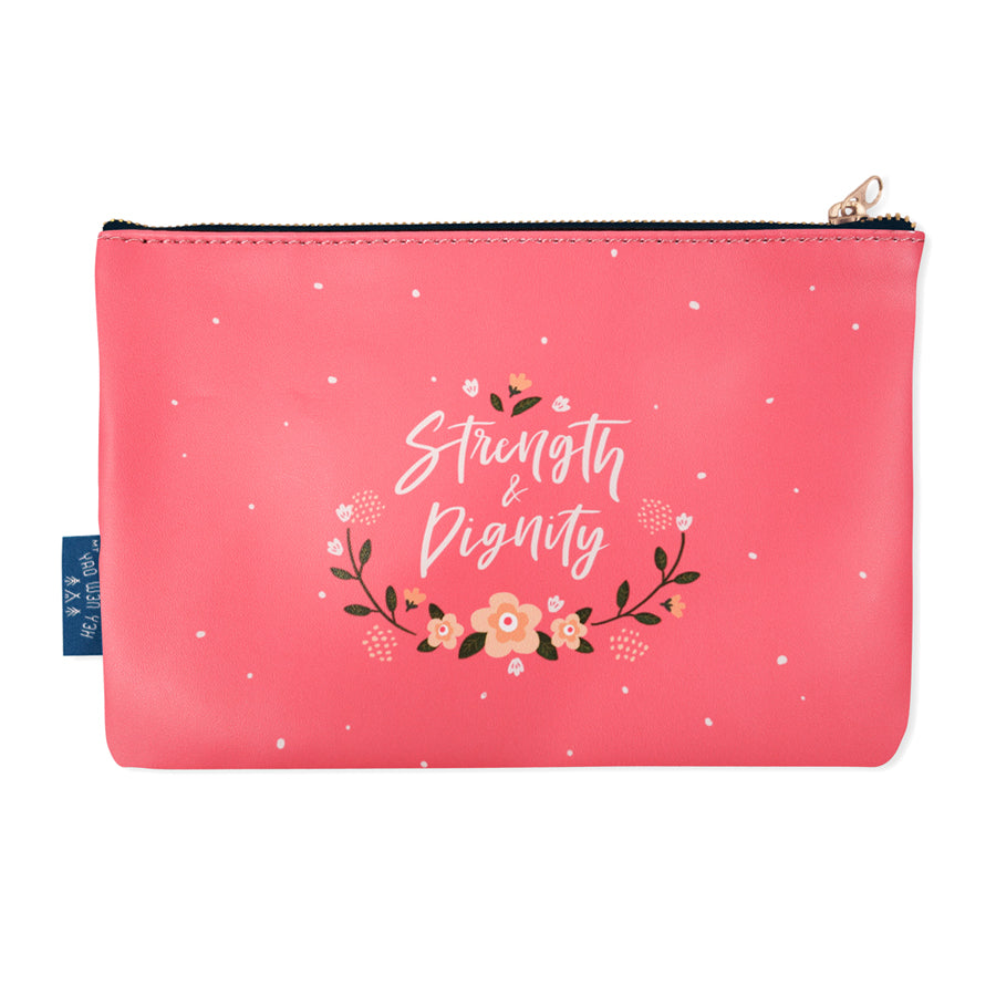Strength & Dignity {Pouch} - Pouch by Hey New Day, The Commandment Co , Singapore Christian gifts shop