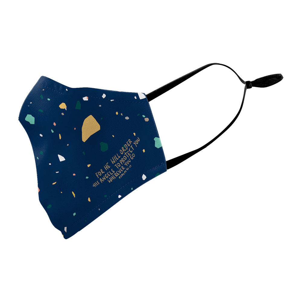 He Will Order His Angels {Face Mask} - Face Mask by The Commandment Co, The Commandment Co