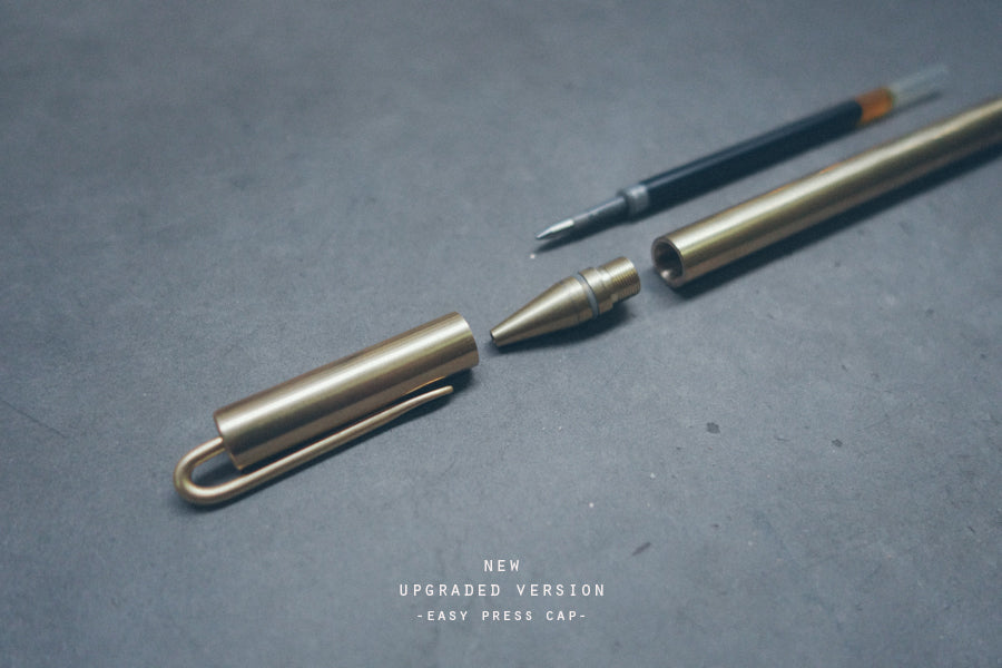 Brass pen parts made of pure brass for a classy present