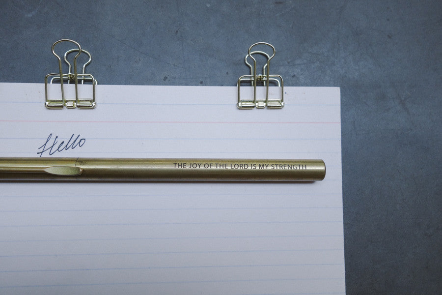 The-Commandment-Co-Brass-Pen-joy-of-the-lord-is-my-strength