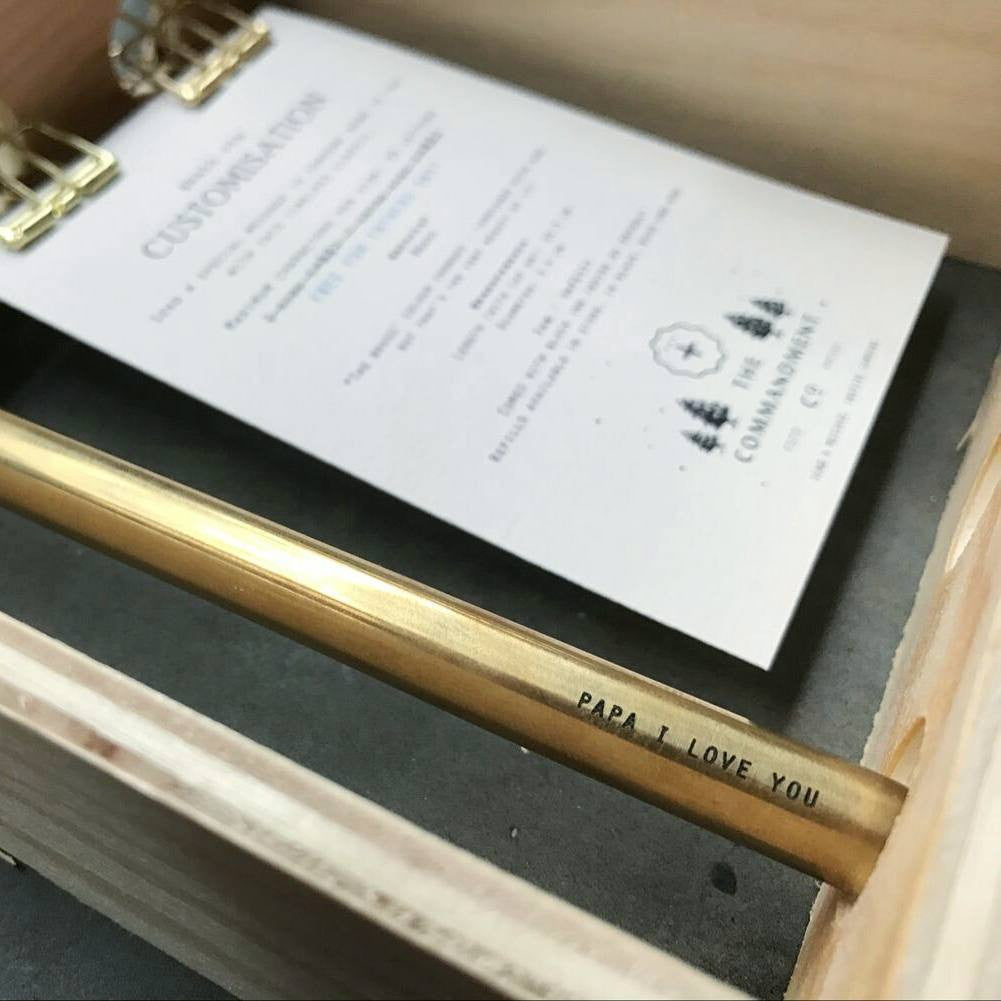 brass pen customization premium gifts singapore