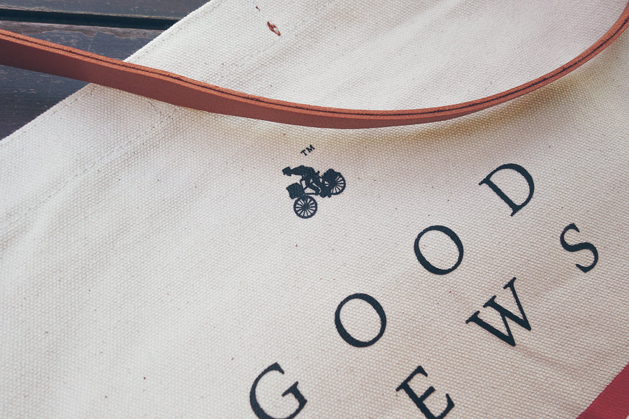 Good News {Sling Bag} - tote bag by The Messenger by TCCO, The Commandment Co , Singapore Christian gifts shop