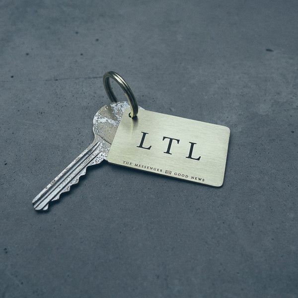 Classic Plate Brass Keychain - Keychain by The Commandment, The Commandment Co , Singapore Christian gifts shop
