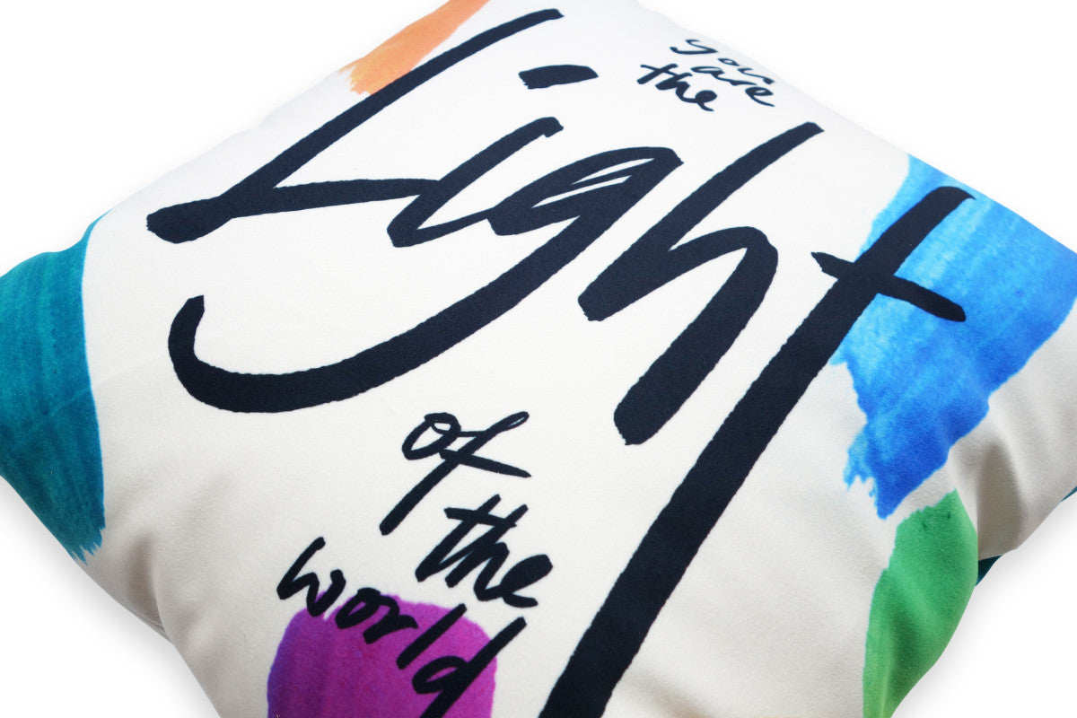 Brush - Salt and Light of the World {Cushion Cover} - Cushion Covers by The Commandment, The Commandment Co