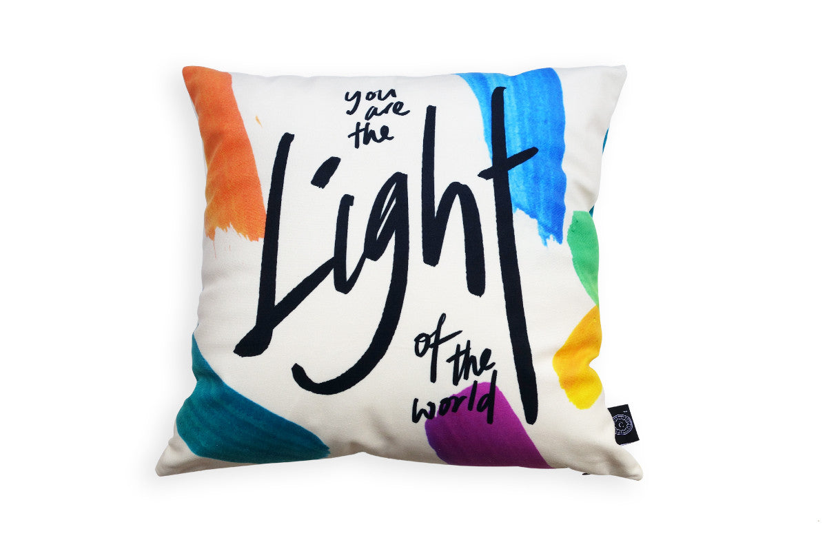 Brush - Salt and Light of the World {Cushion Cover} - Cushion Covers by The Commandment, The Commandment Co