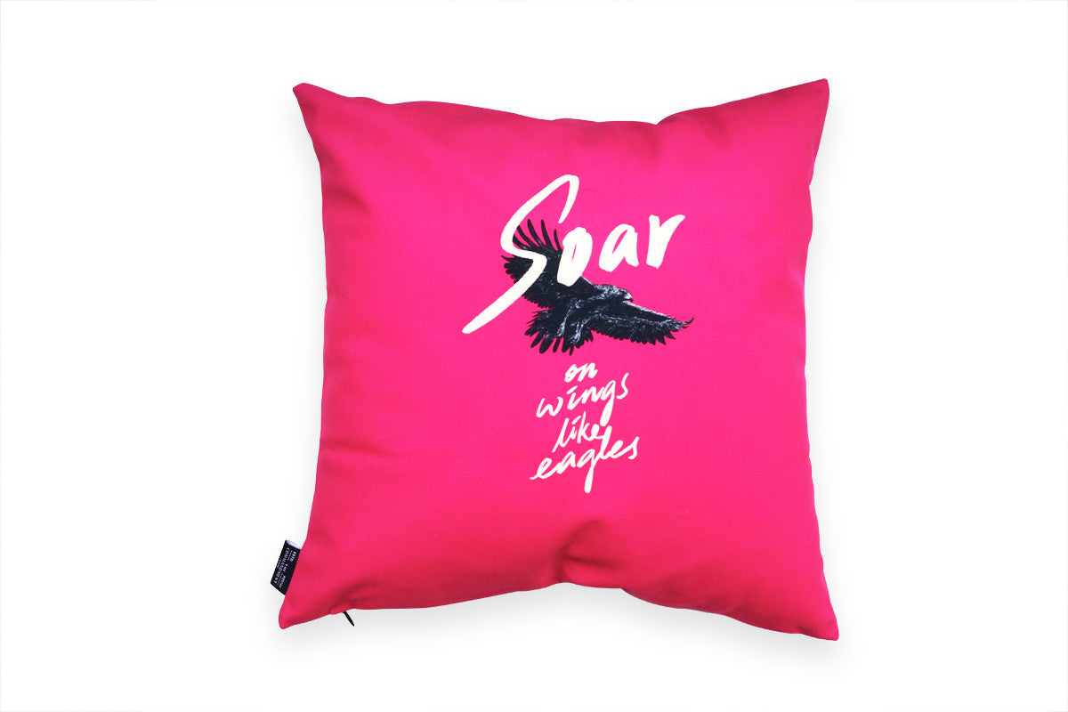 Pencil - Soar on Wings like Eagles {Cushion Cover} - Cushion Covers by The Commandment, The Commandment Co , Singapore Christian gifts shop