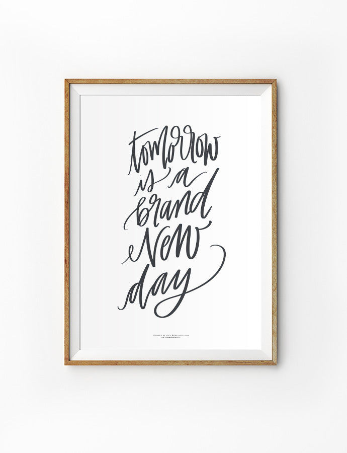 Brand New Day {Poster} - Posters by Small Hours Shop, The Commandment Co