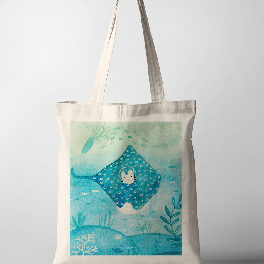 Under The Sea {Tote Bag} - tote bag by P.Paints, The Commandment Co , Singapore Christian gifts shop