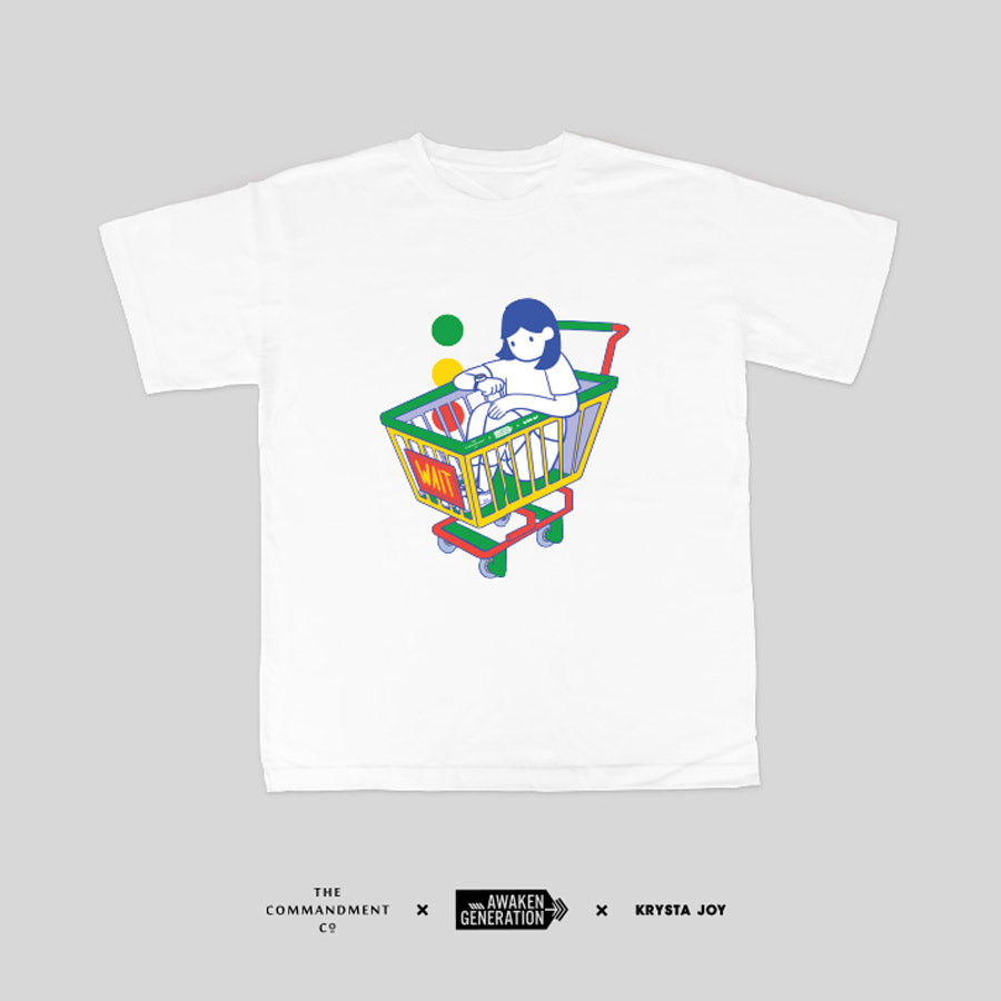 Wait (T-Shirt & Keychain Set) - T-shirt by The Commandment, The Commandment Co , Singapore Christian gifts shop